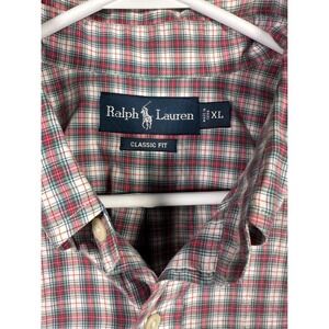 Ralph Lauren XL Classic‎ Fit Plaid Short Sleeve Button Down Shirt